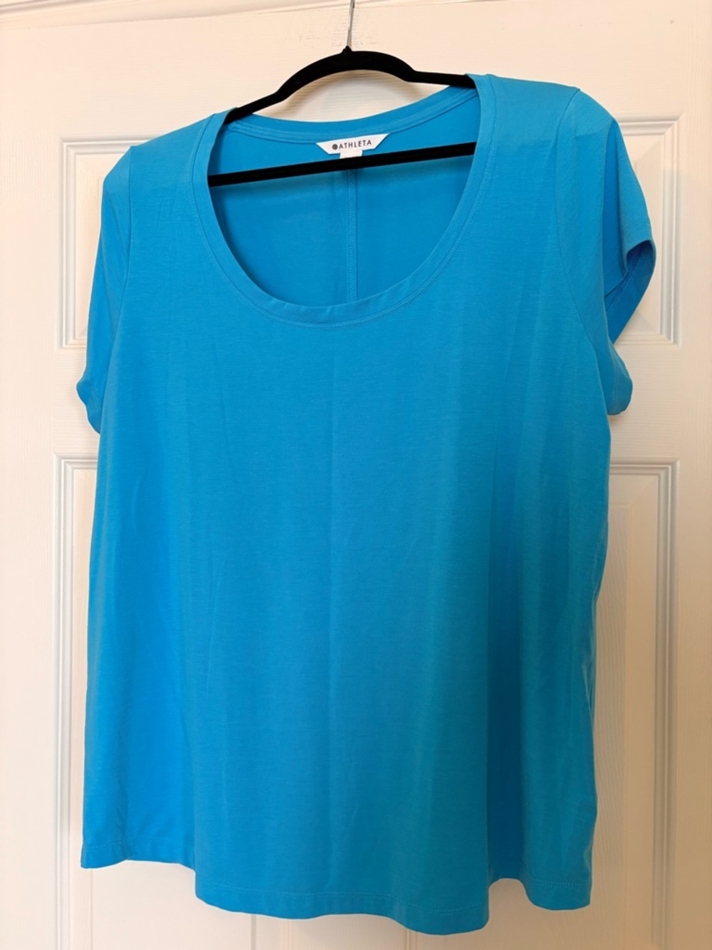 Athleta Turquoise Scoop Neck Tee